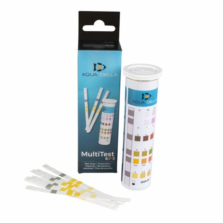 Multi testset 6-in-1 teststrips voor het testen van aquarium- en vijverwater
