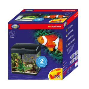 AquaNova aquarium - Zwart - 32 L - 38x26x40cm